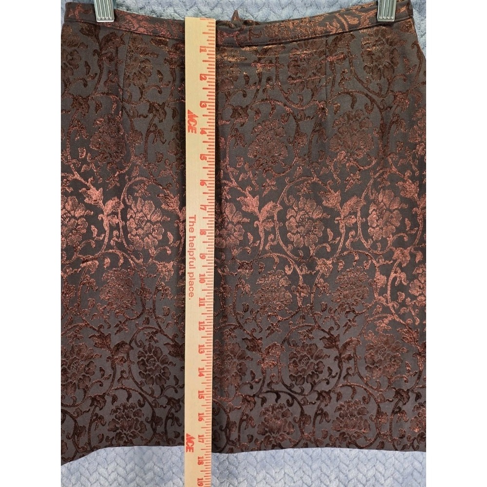 Astuces French Boutique Floral Jacquard Textured Skirt Womens France Size 1 (XS) - Picture 4 of 10